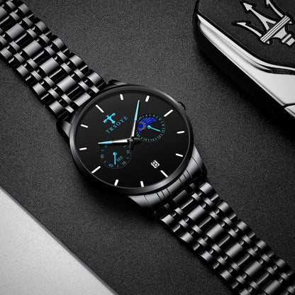 High Quality Stainless Steel TRSOYE TRS658  Man Quartz Watch