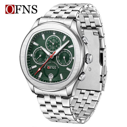 OFNS 8019 Fashion Casual Men Watch High Quality Waterproof Timing Code Men's Watch Men's Quartz Watches Casual Clock