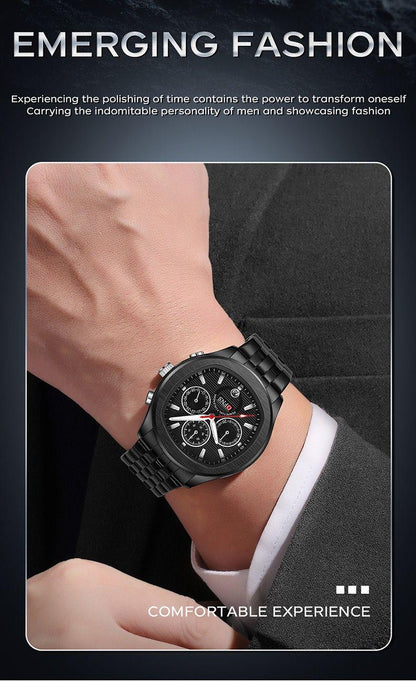 OFNS 8019 Fashion Casual Men Watch High Quality Waterproof Timing Code Men's Watch Men's Quartz Watches Casual Clock