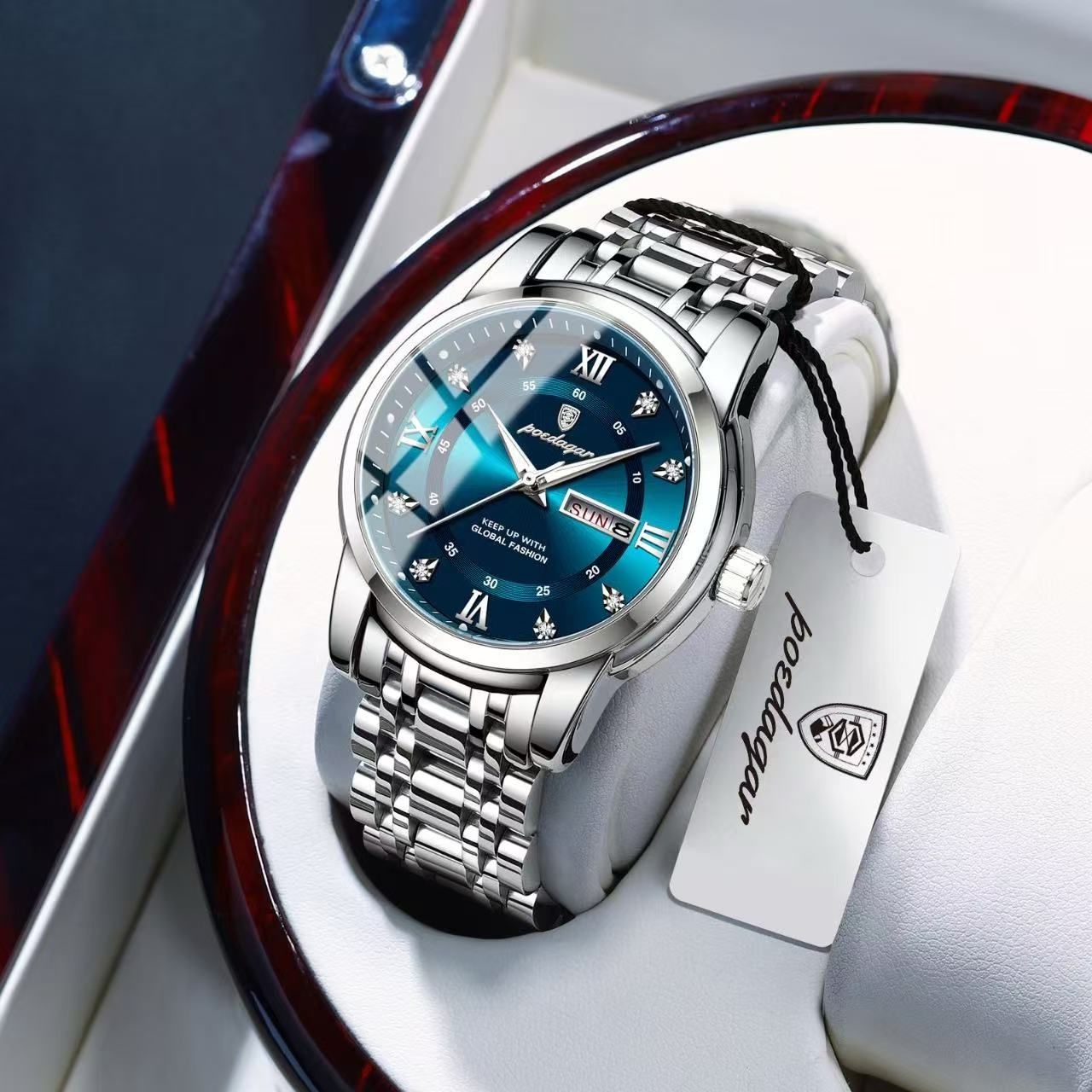 POEDAGAR Luxury Man Watch High Quality Waterproof  Luminous Men's Wristwatch  Men Quartz Watches Casual 936