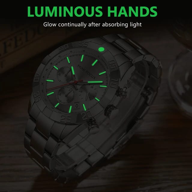 MINI FOCUS MF0416G New Casual Wristwatch Luxury Men's Watches Waterproof Watch Custom Quartz Watche