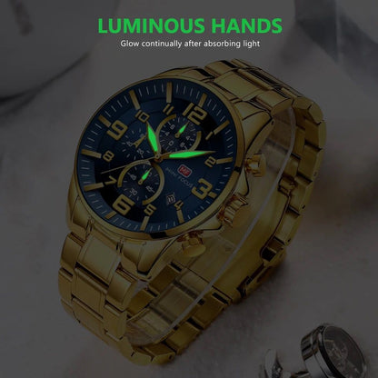 Watches Men wrist luxury MINI FOCUS 0278G Quartz Waterproof Multifunction Chronograph Classic Business Male watch