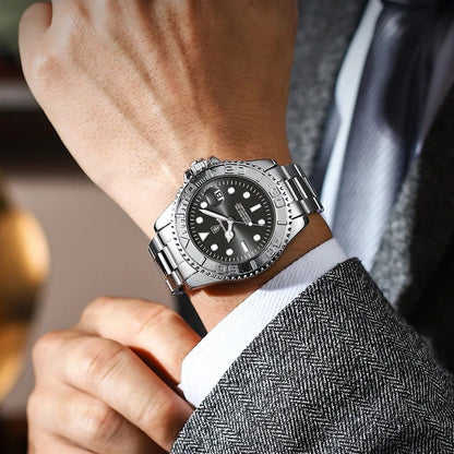 Watch for Men POEDAGAR 680 Luxury Luminous Rotate Case Bezel Fashion Hot Sale Quartz watch