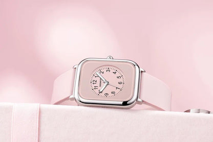 Rebirth 096 Women Watch Top Luxury Female Waterproof Clock Leather silicone Bracelet Fashion new Ladies Wristwatch Gift
