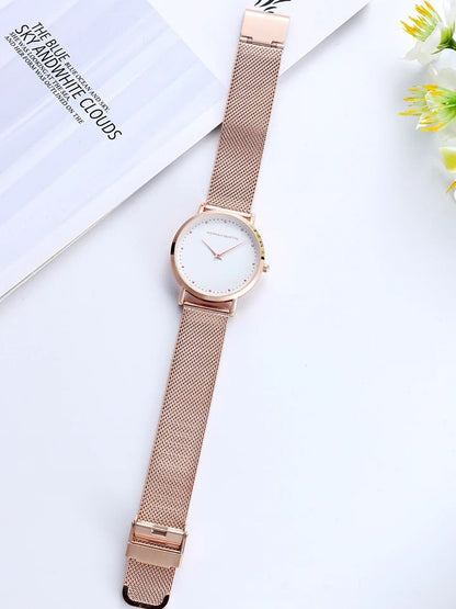 Women Watch High Quality Hannah Martin HM-MD36 elegant female Top Quartz Watches Fashion Waterproof Stainless Steel Wristwatches Ladies Business Watch