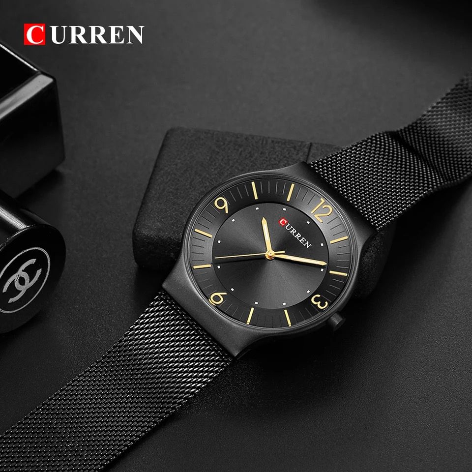 Luxury Business Quartz CURREN 8303  Wristwatch Steel Band Waterproof Clock Wrist  hand clock stylish watches for men