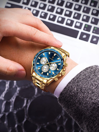 POEDAGAR Watch Men 815 New Classic Business Quartz Watches Waterproof Man Wristwatches Watches gift