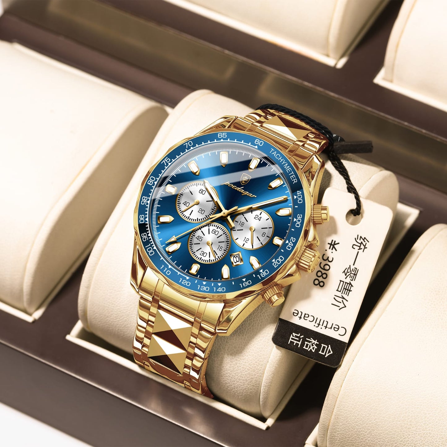 POEDAGAR Watch Men 815 New Classic Business Quartz Watches Waterproof Man Wristwatches Watches gift
