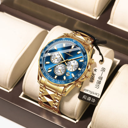 POEDAGAR Watch Men 815 New Classic Business Quartz Watches Waterproof Man Wristwatches Watches gift