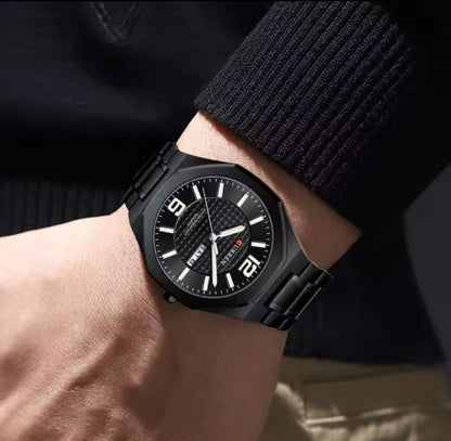 2025 Hot CURREN 8476 Sport Men Watch Top Brand Luxury Elegant Waterproof Male Clock Stainless Steel Quartz Original Wristwatch