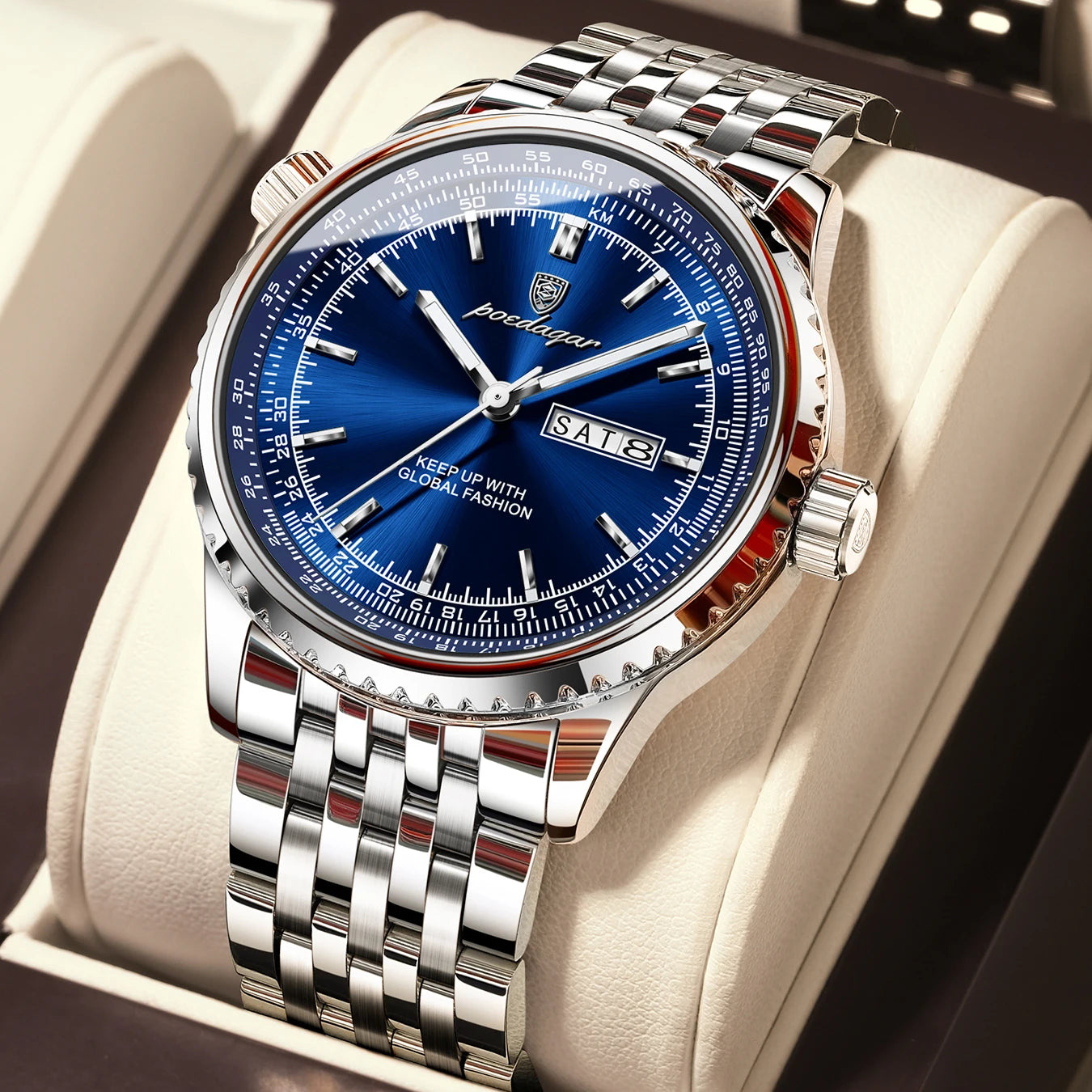 Poedagar 960 Poedagar 673 Mens Luxurious Quartz Business official casual watch